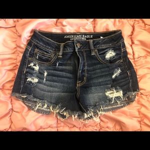 American Eagle High rise festival shorts